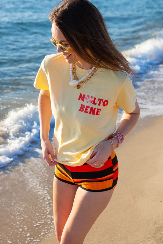 MAKU THE LABEL - Molto Bene - Full Length T-Shirt - Butter