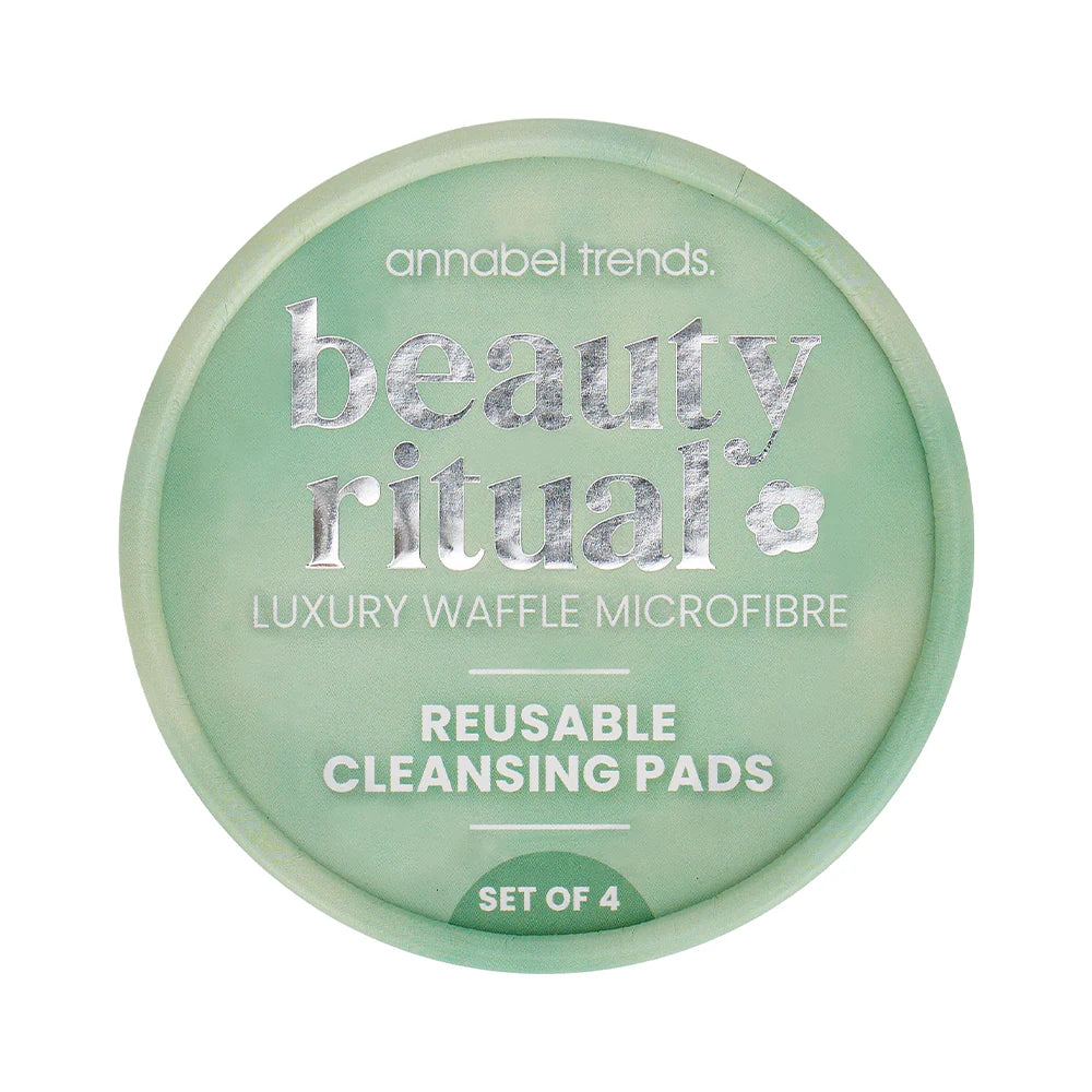 ANNABEL TRENDS - Beauty Ritual - Luxury Waffle Cleansing Pads - Moss - 4pc