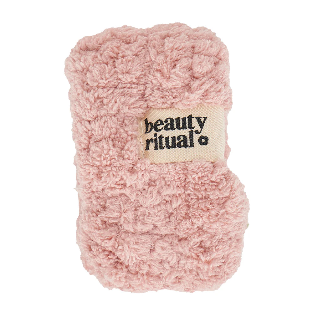 ANNABEL TRENDS - Beauty Ritual Luxury Waffle Wash Set - Dusty Pink - 3pc