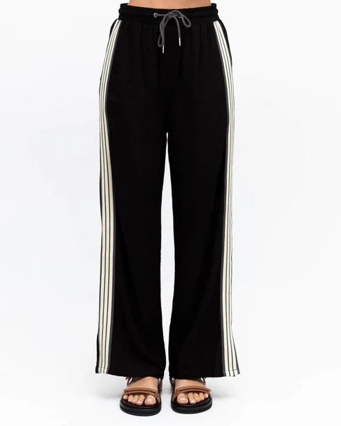 LABEL OF LOVE - Stripe Pants - Black