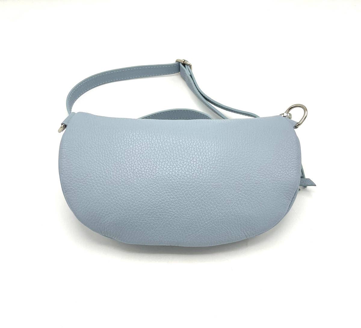 SUIE VALENTINI - Fanny Pack - Light Blue (Genuine Leather)