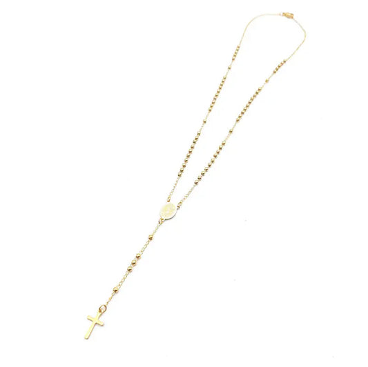 CHRYSALINI - NECKLACE - Rosary - Gold