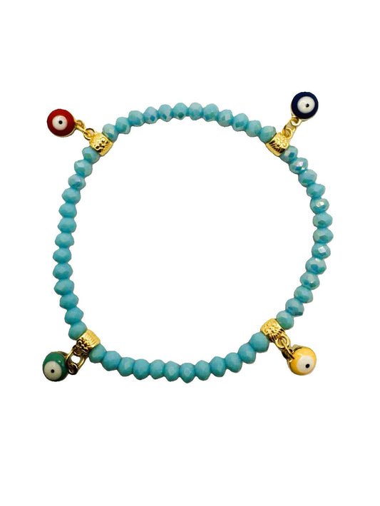 BRACELET - Mati Eye - Aquamarine Opal