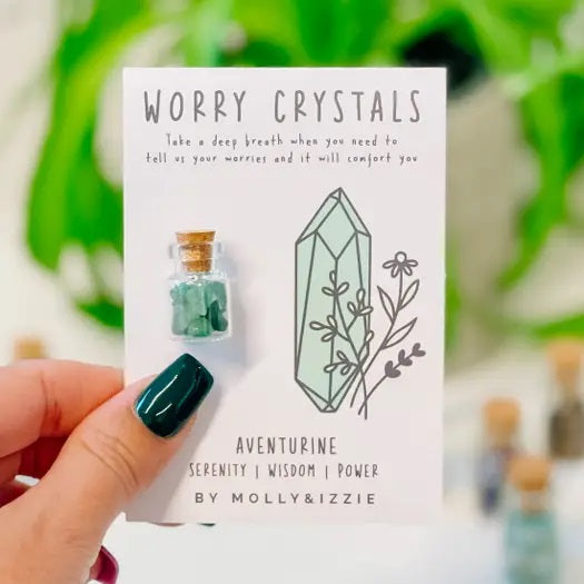 BY MOLLY & IZZIE - Worry Crystal - Aventurine