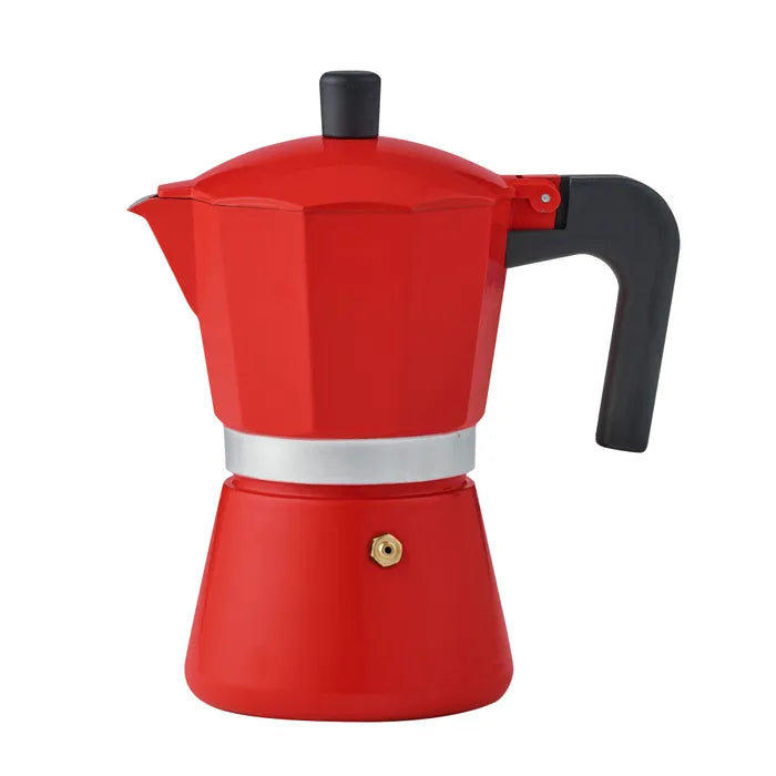 COAST TO COAST - Nero Stovetop Espresso Maker 6 Cup - Tomato