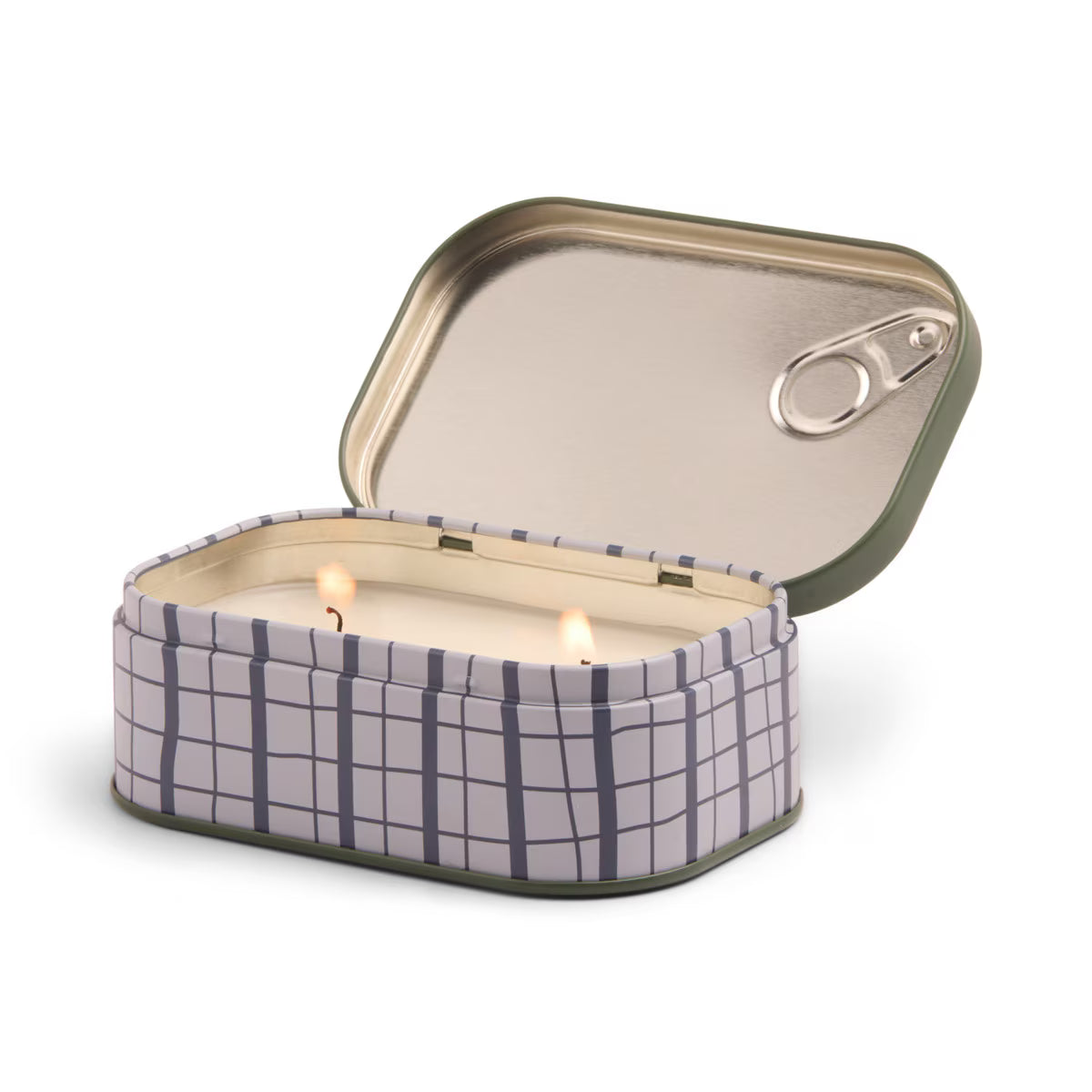 DESIGNWORKS INK - Bistro Olive Printed Tin Candle - Fig & Olive