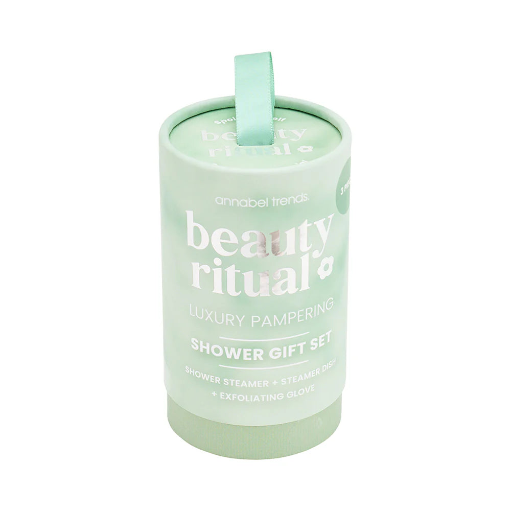 ANNABEL TRENDS - Beauty Ritual Shower Gift Set - Moss - 3pc