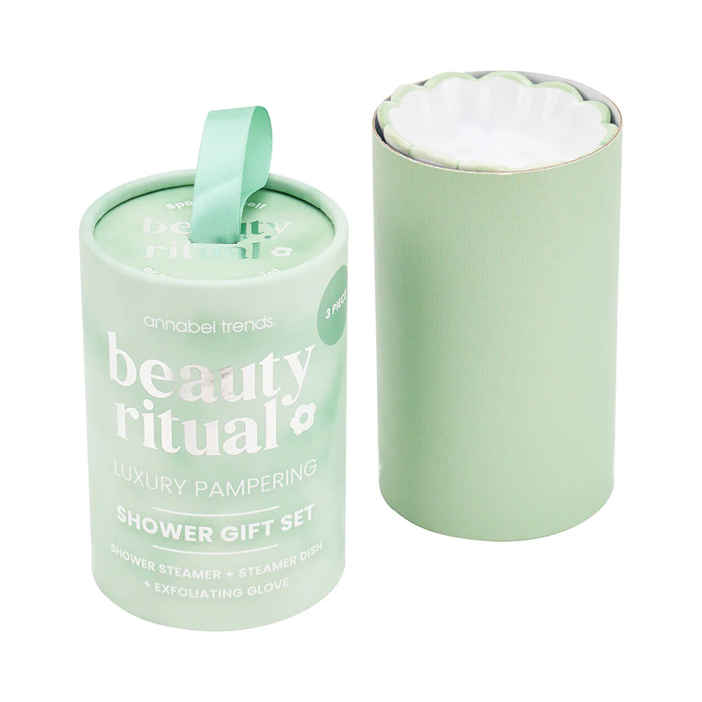 ANNABEL TRENDS - Beauty Ritual Shower Gift Set - Moss - 3pc