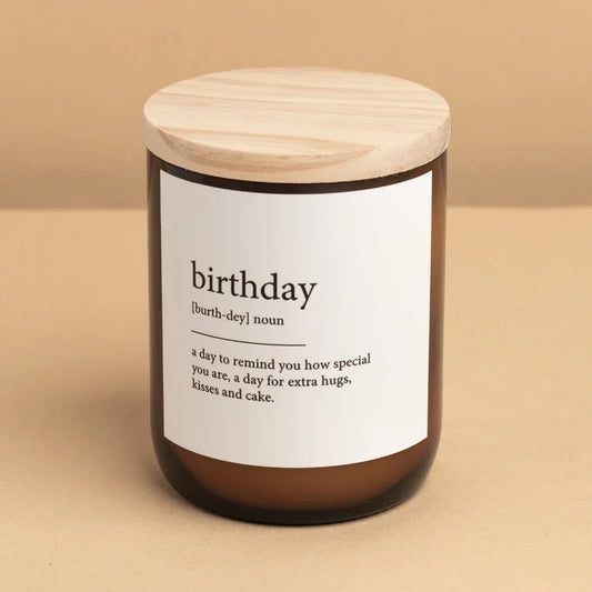THE COMMONFOLK - Dictionary Meaning Candle - Birthday