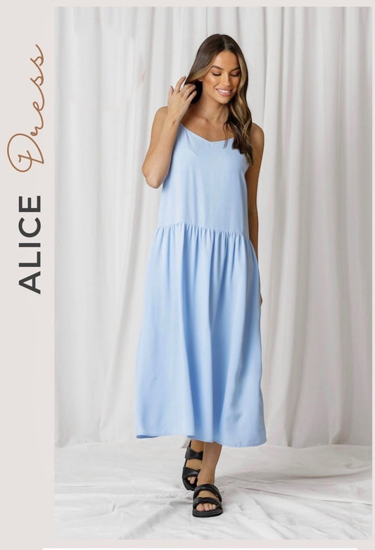 LOVE LILY THE LABEL - Alice Dress - Blue