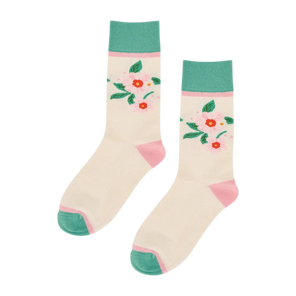 ANNABEL TRENDS - Boxed Socks - Meadow Blush - 2pc