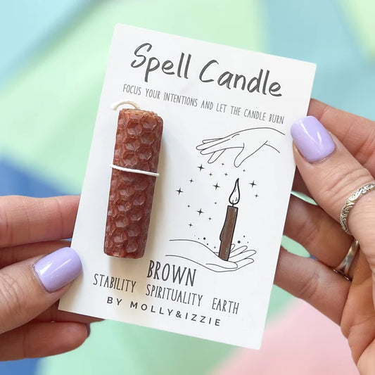 BY MOLLY & IZZIE - Spell Candle - Brown