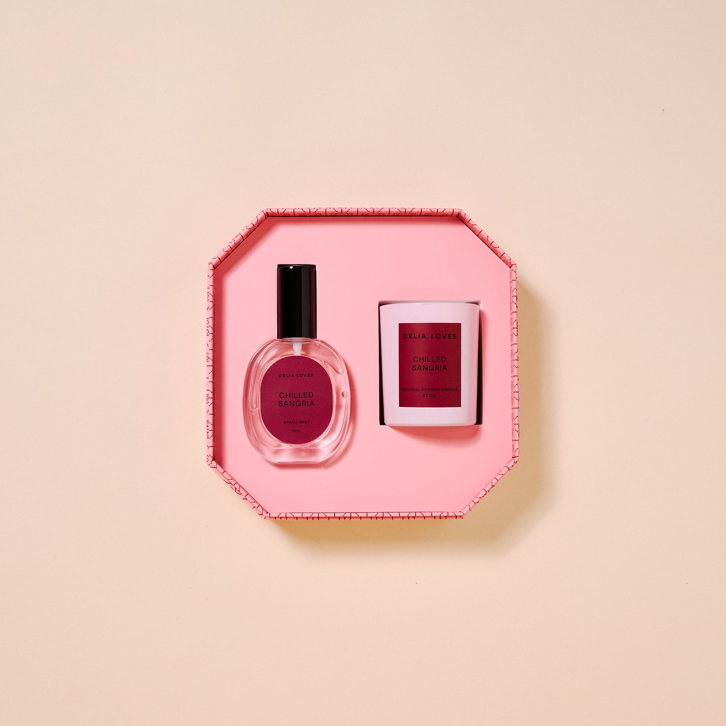 CELIA LOVES - Candle & Room Spray Duo Set - Chilled Sangria