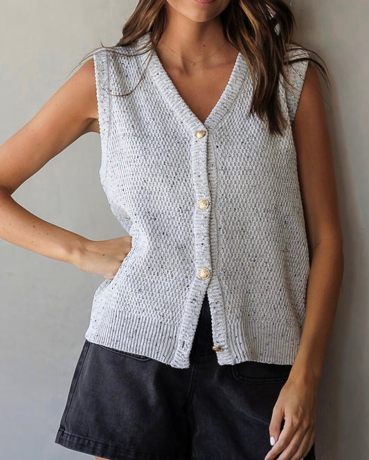 LOVE LILY THE LABEL - Clara Vest - Cloud
