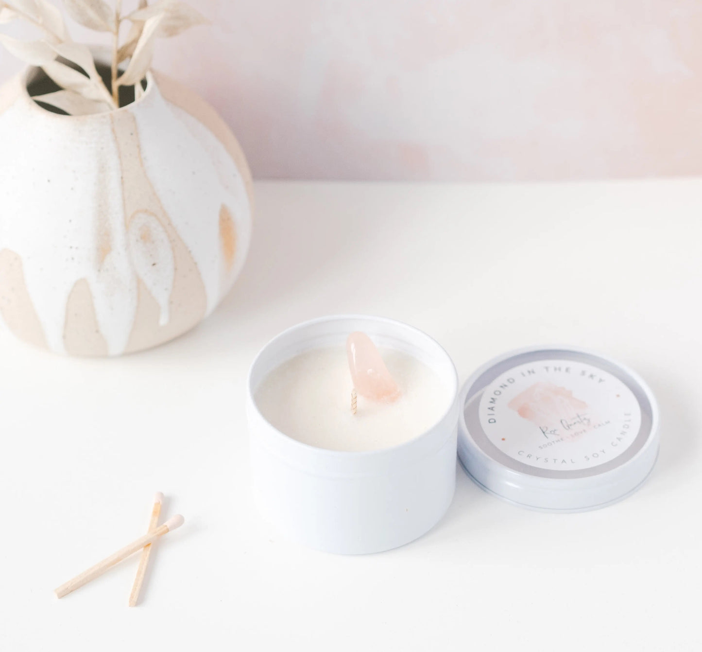DIAMOND IN THE SKY - Crystal Candle Tin - select from 4 designs