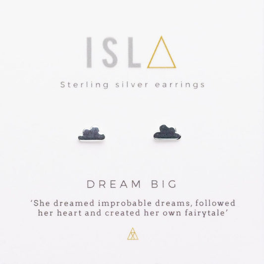 ISLA - Earrings - Dream Big - Silver