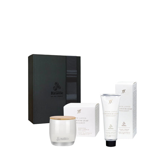URBAN RITUELLE - White Lotus, Geranium Leaf & Bergamot
Signature Gift Set