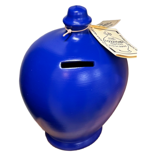 TERRAMUNDI MONEY POTS - Plain Pots - Electric Blue