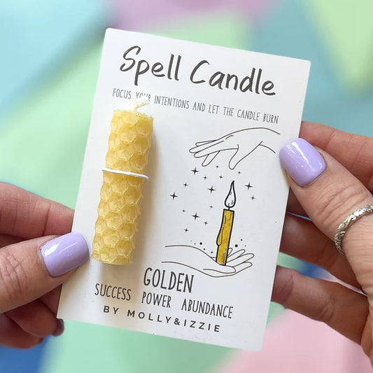 BY MOLLY & IZZIE - Spell Candle - Golden