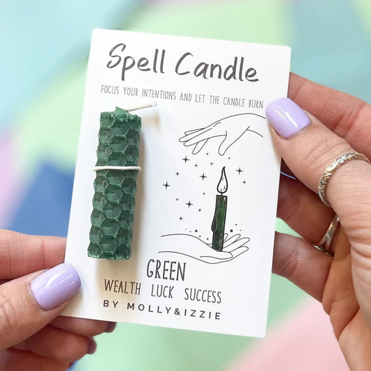 BY MOLLY & IZZIE - Spell Candle - Green
