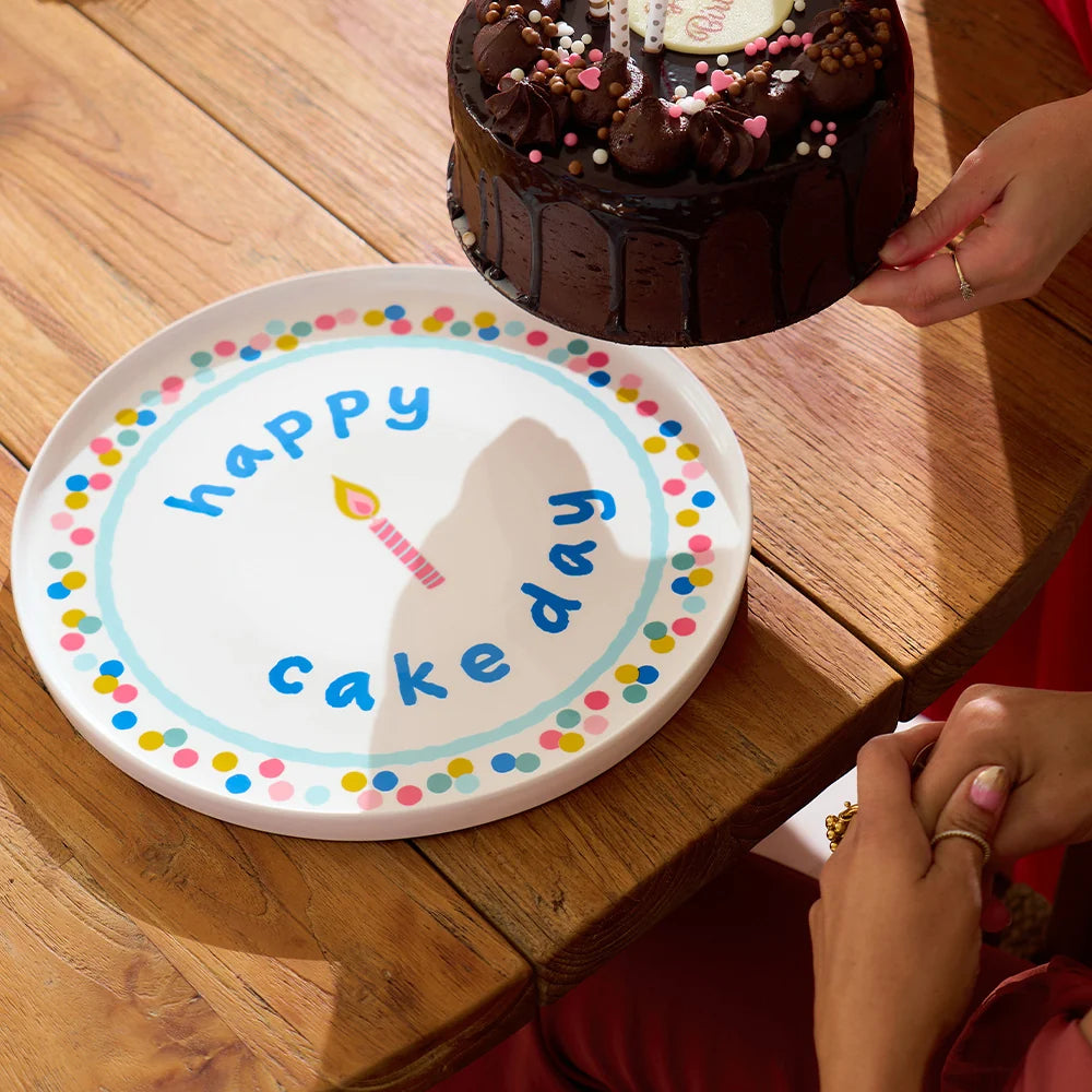 ANNABEL TRENDS - Serving Plate - Happy Cake Day