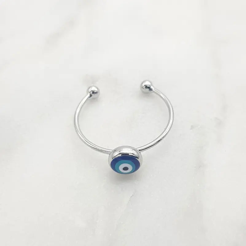 CHRYSALINI - RING - Mati Single Eye - Silver