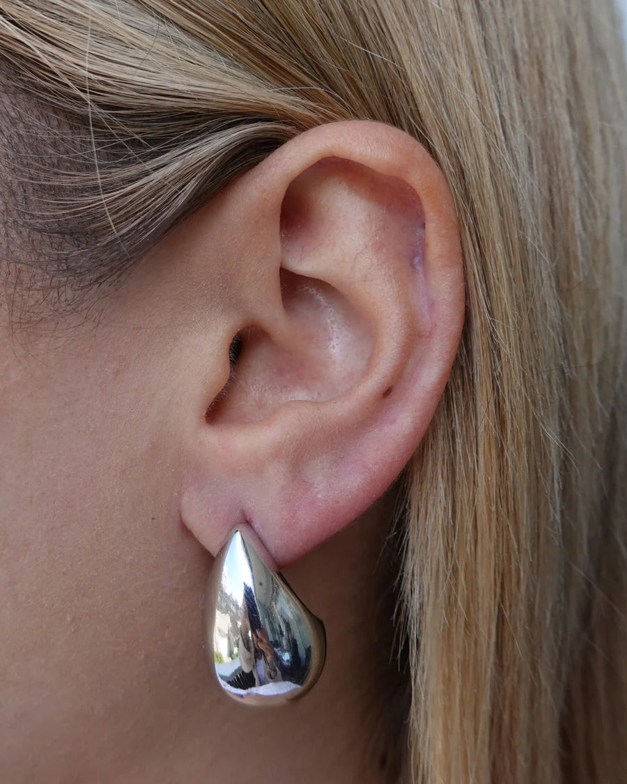 IZOA - EARRINGS - Solene Stud - Silver