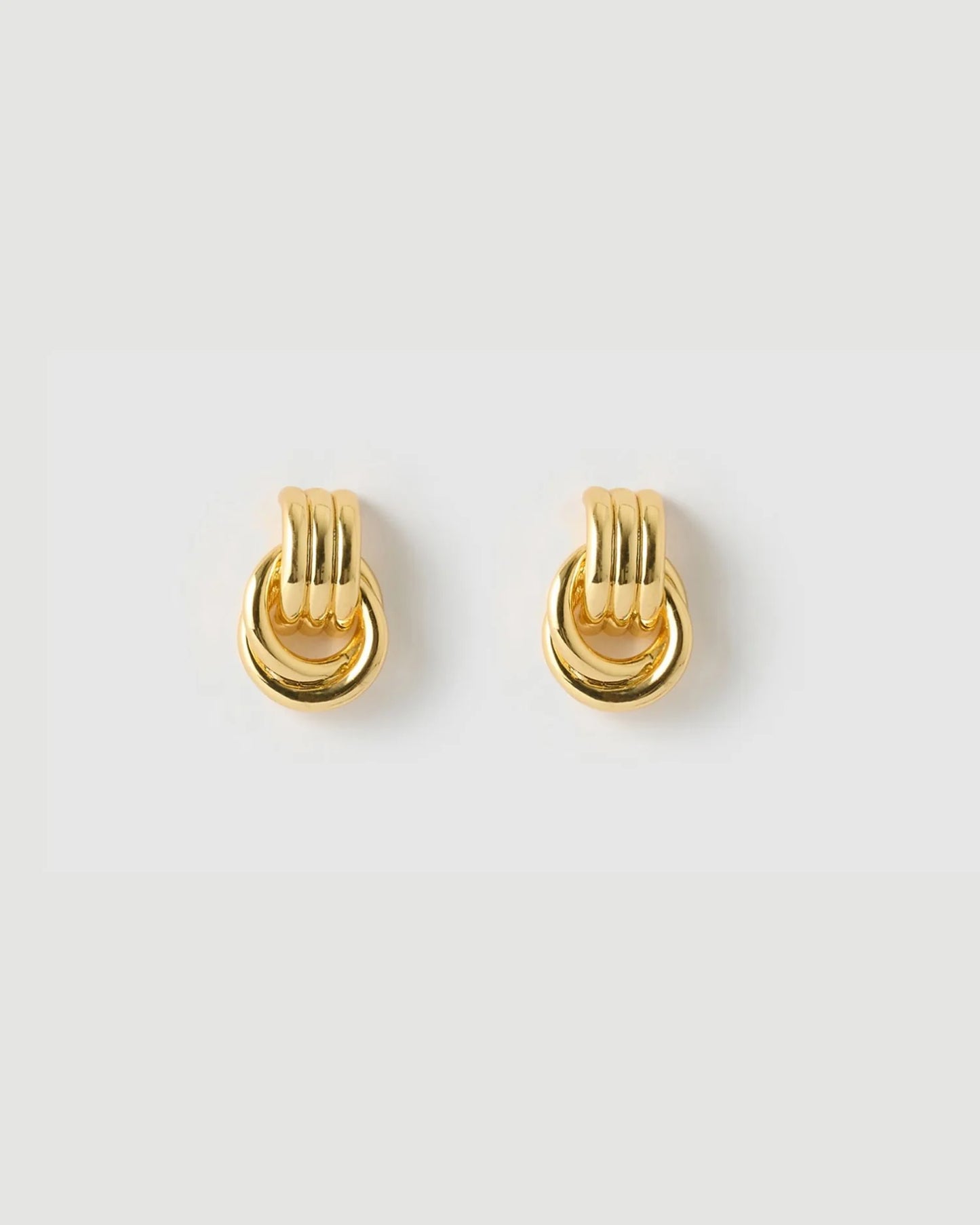 IZOA - EARRINGS - Mini Fusion Stud Earrings - Gold