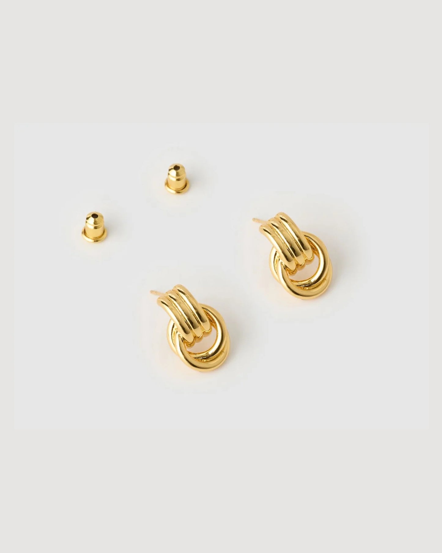 IZOA - EARRINGS - Mini Fusion Stud Earrings - Gold