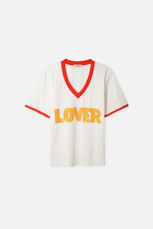 MAKU THE LABEL - Lover V-Neck Tee - White