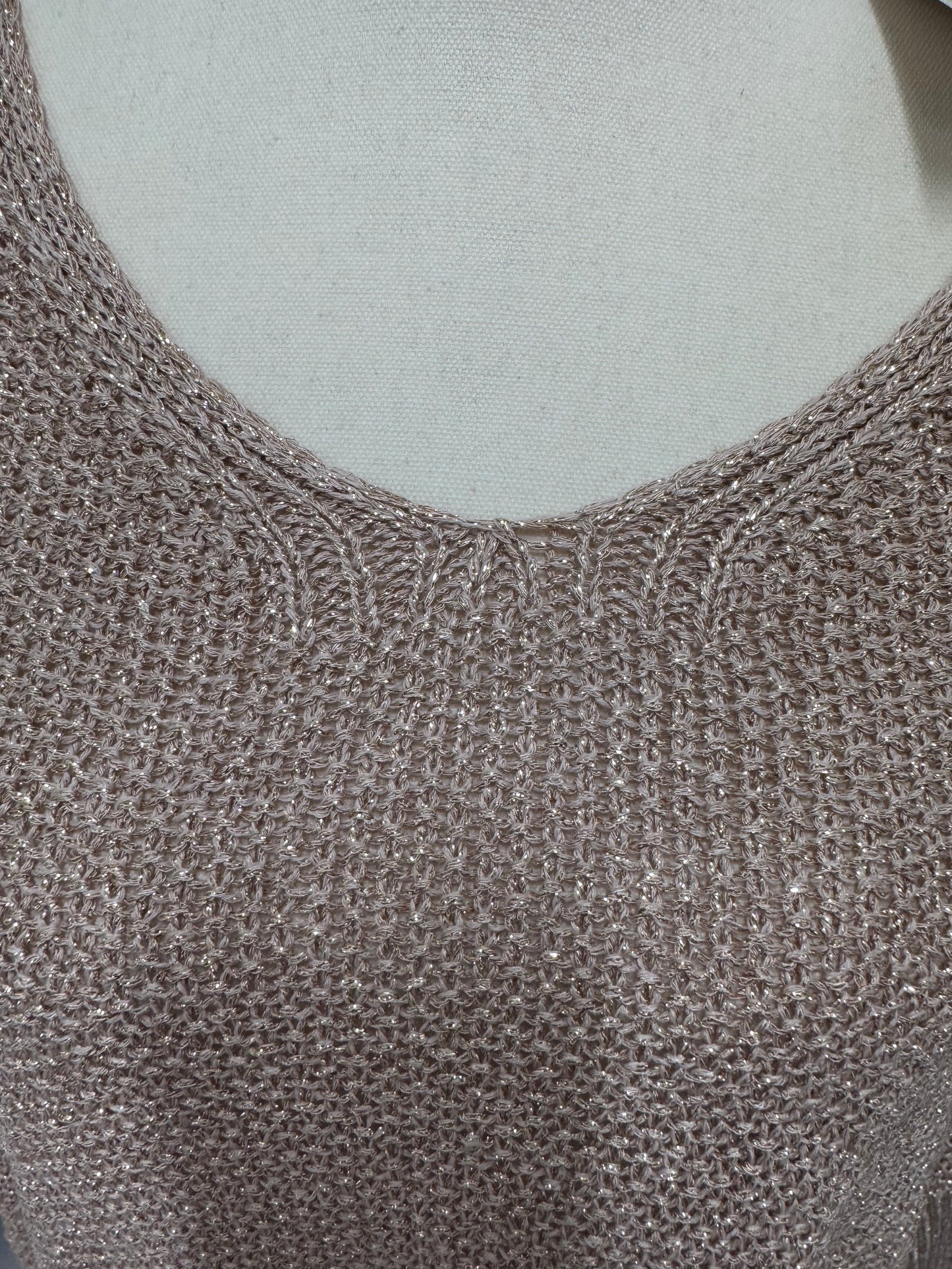 WORTHIER THE LABEL - Lurex Knit - Rose Gold