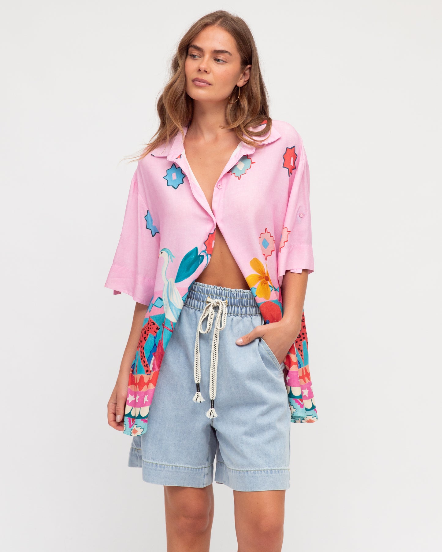 LABEL OF LOVE - Shorts - Light Blue