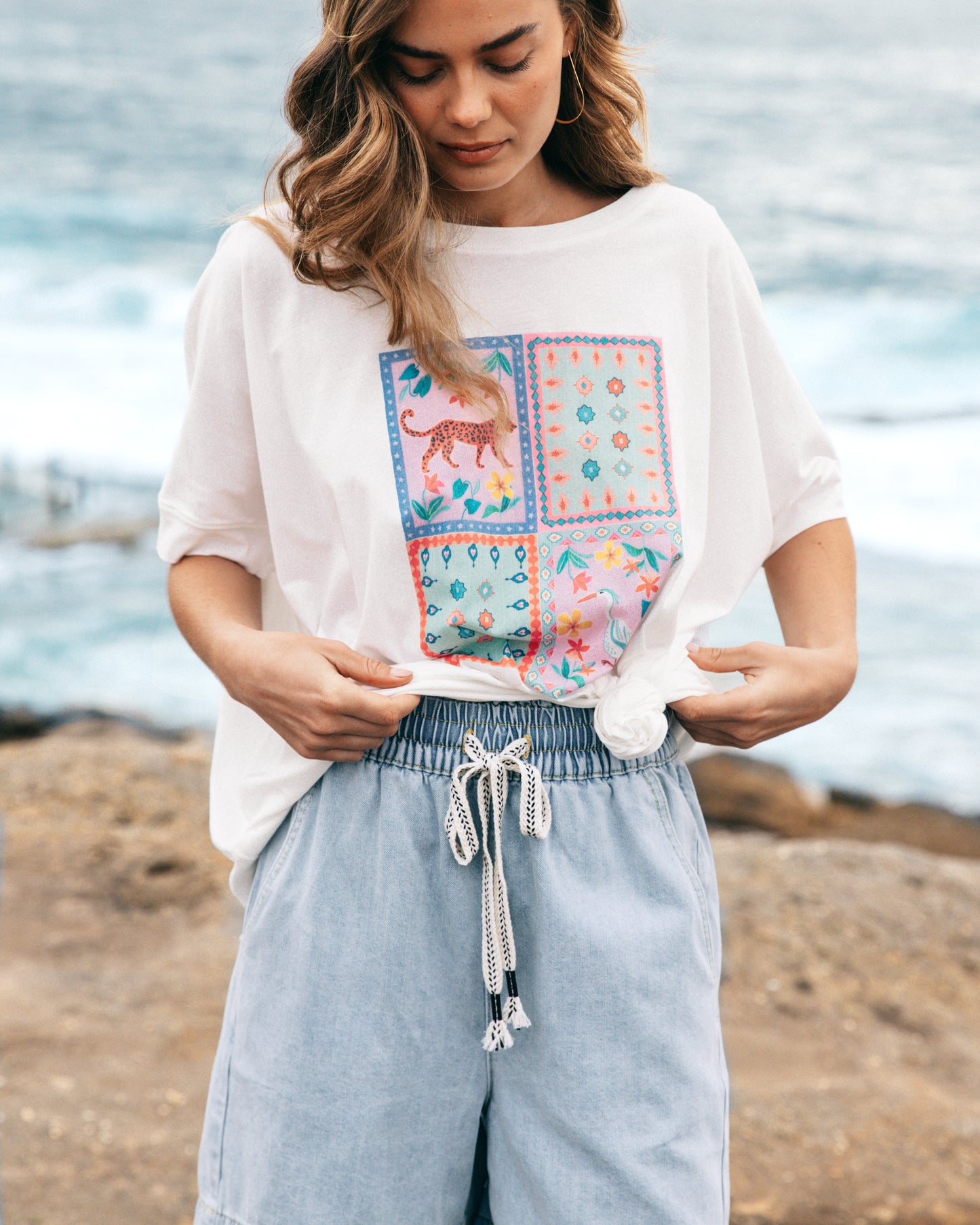 LABEL OF LOVE - Shorts - Light Blue