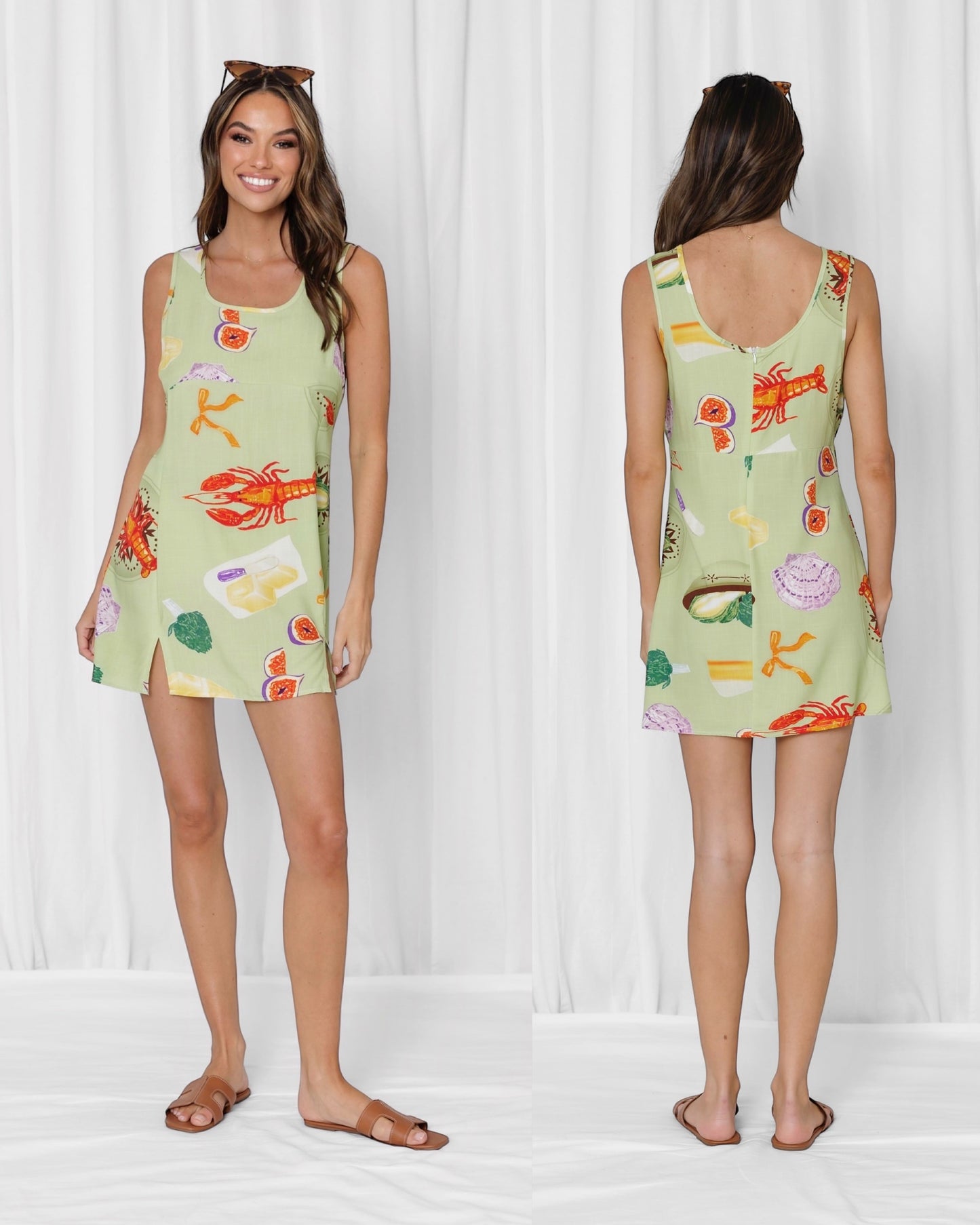 LOVE LILY THE LABEL - San Lucia Mini Dress - Limoncello