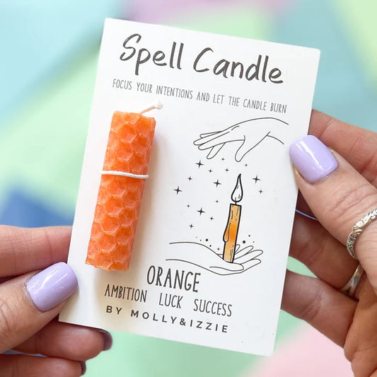 BY MOLLY & IZZIE - Spell Candle - Orange
