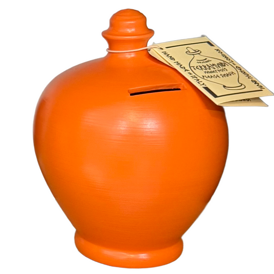 TERRAMUNDI MONEY POTS - Plain Pots - Orange