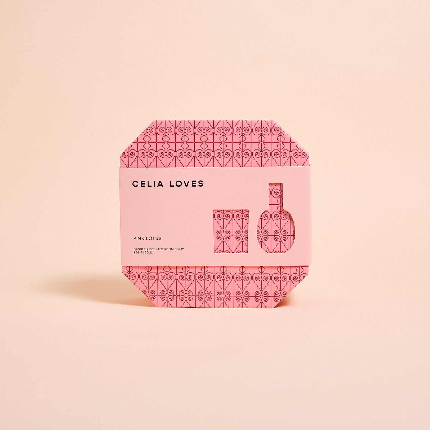 CELIA LOVES - Candle & Room Spray Duo Set - Pink Lotus