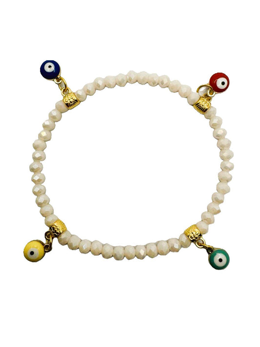 BRACELET - Mati Eye - Peach
