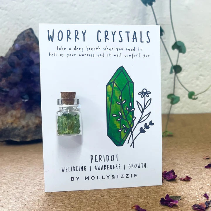 BY MOLLY & IZZIE - Worry Crystal - Peridot