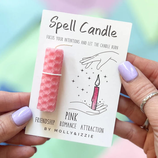 BY MOLLY & IZZIE - Spell Candle - Pink