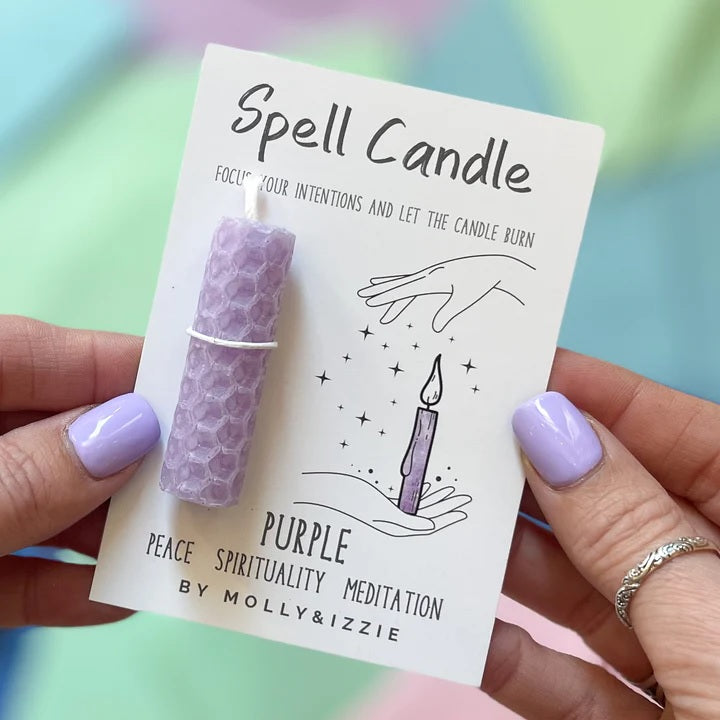 BY MOLLY & IZZIE - Spell Candle - Purple