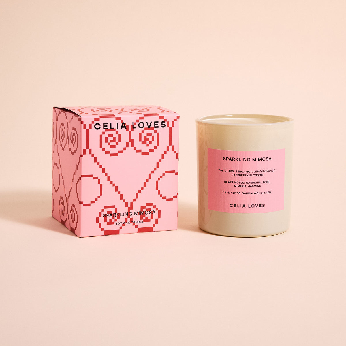 CELIA LOVES - Soy Candles - Sparkling Mimosa 395g