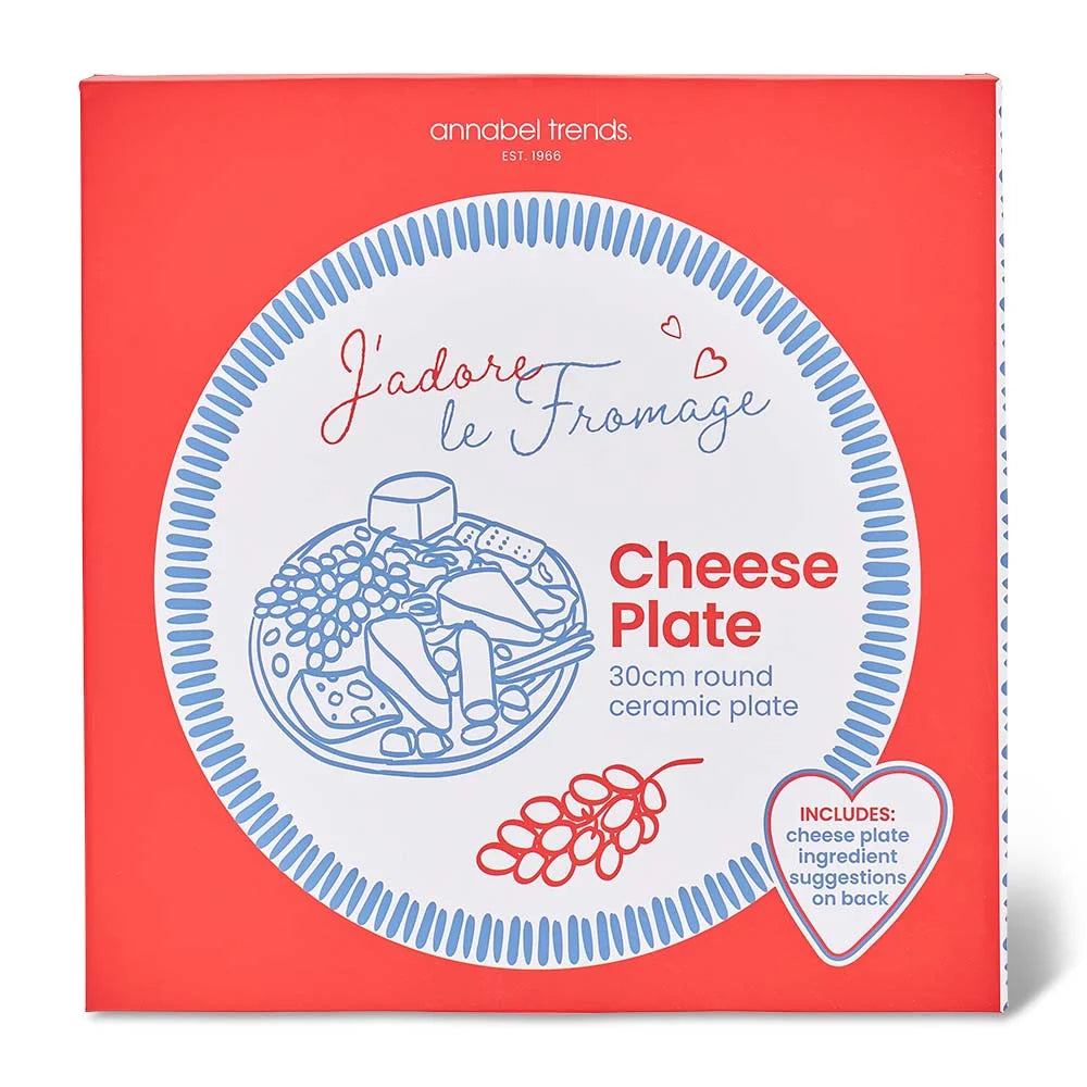 ANNABEL TRENDS - Serving Plate - J'adore le Fromage