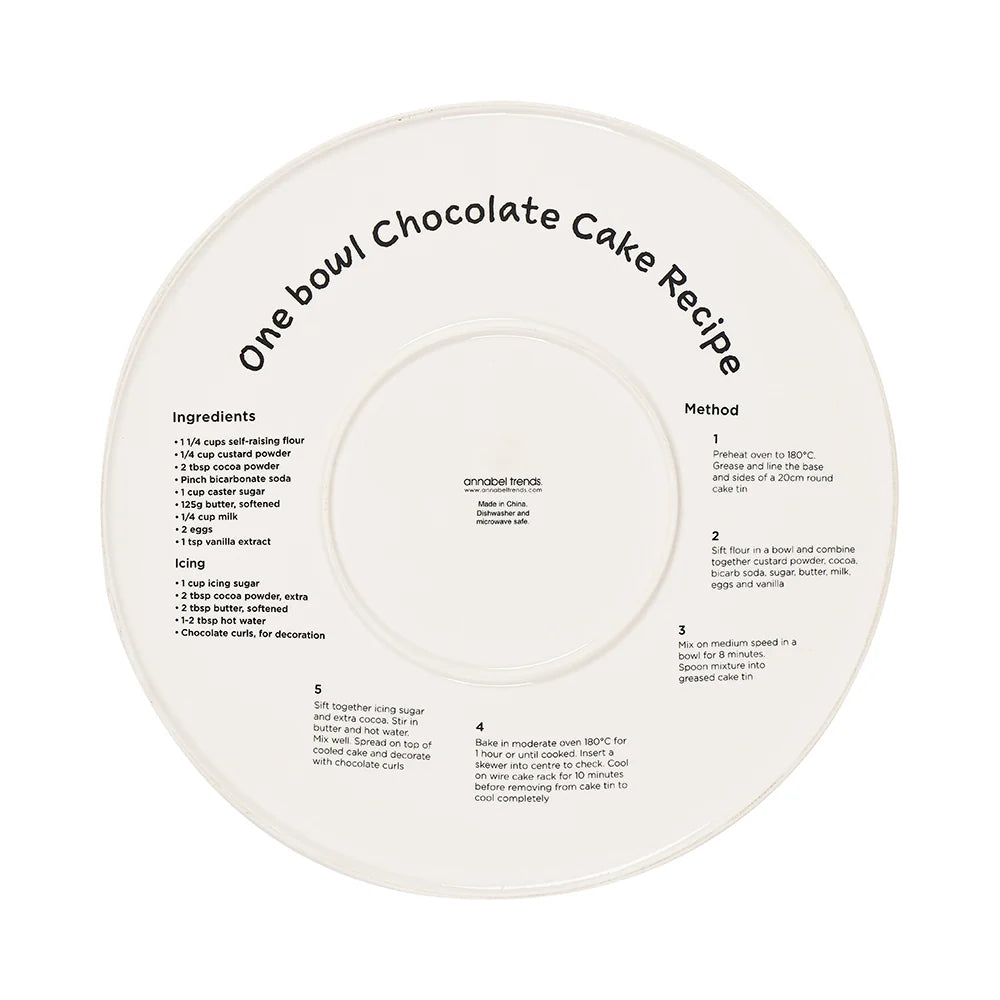 ANNABEL TRENDS - Serving Plate - Happy Cake Day