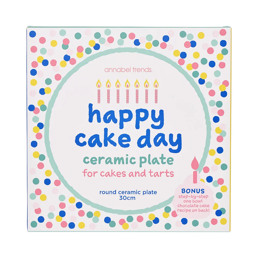 ANNABEL TRENDS - Serving Plate - Happy Cake Day