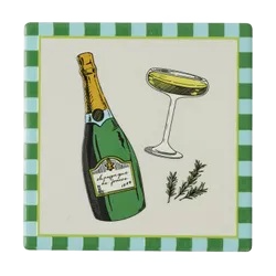 COAST TO COAST - Gimlet Ceramic Coaster 10cm - 6 Asst Designs