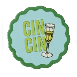 COAST TO COAST - Gimlet Ceramic Coaster 10cm - 6 Asst Designs