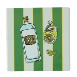 COAST TO COAST - Gimlet Ceramic Coaster 10cm - 6 Asst Designs
