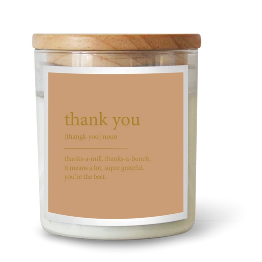 THE COMMONFOLK - GOLDIE Dictionary Soul Candle - Thank You