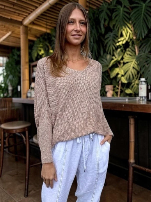 WORTHIER THE LABEL - Lurex Knit - Rose Gold